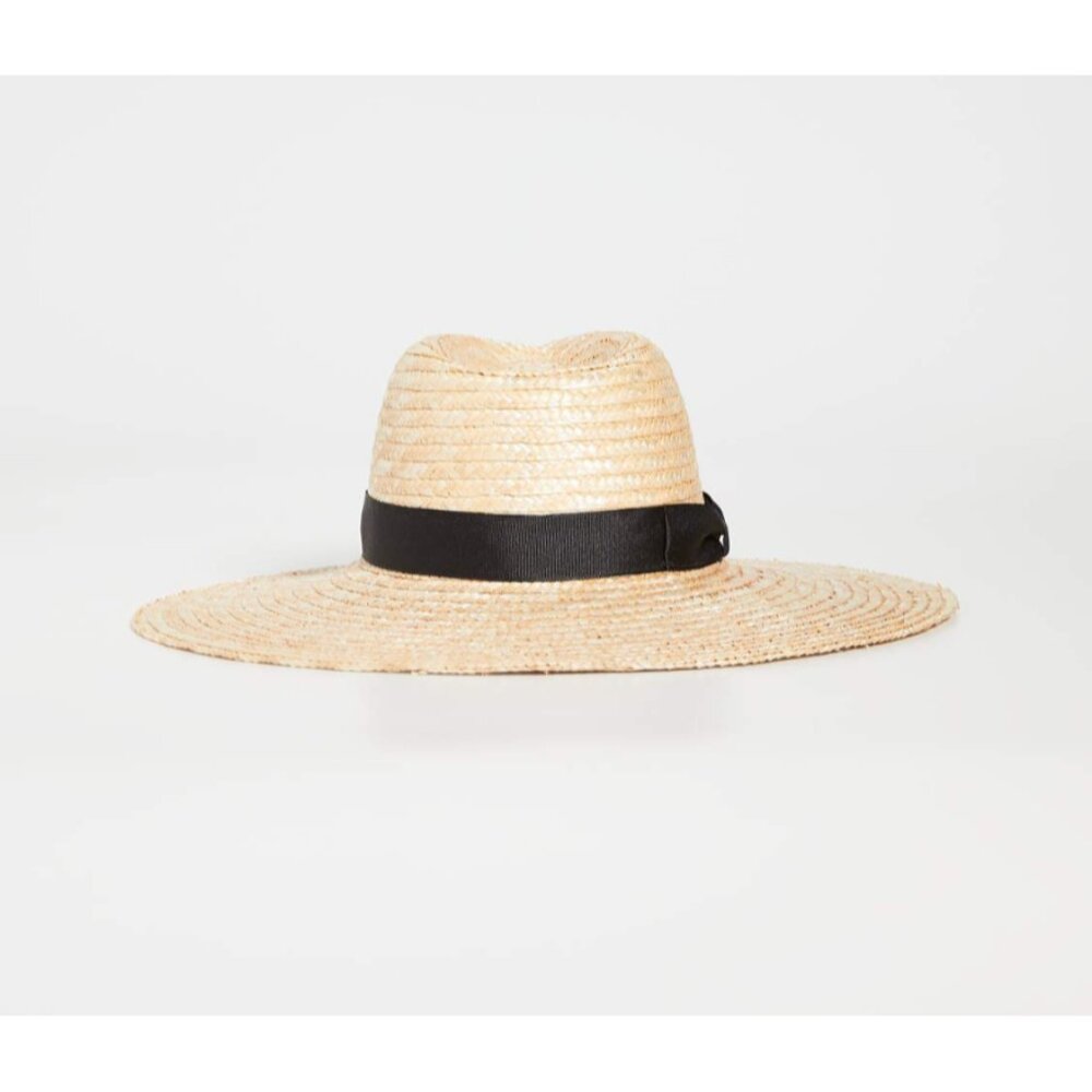 Lack‎ Of Color Women's The Spencer Wide Brim Natural, Black Rim, Small - New Box - Picture 2 of 6